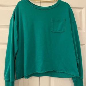 Target Teal/Green Crop Sweater